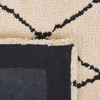 Teppich beige schwarz 80 x 150 cm Shaggy HAVSA Bild 4