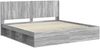 vidaXL Bettgestell mit Stauraum und Kopfteil Grau Sonoma 200 x 200 cm 3413818 Bild 4