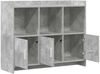 vidaXL Sideboard Betongrau 98,5 x 33 x 80 cm Holzwerkstoff 8011142 Bild 3