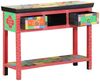 Konsolentisch, Beistelltisch, Konsole mit Schubladen Mehrfarbig 100 x 30 x 77 cm Bild 2