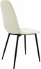 Esszimmerstuhl RAZON - Stoff Creme 45x54x88 cm | Essstühle Esszimmerstühle Küchenstühle Wohnzimmerstühle Bild 5