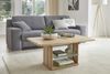 Funktionstisch Chantal höhenverstellbar 110x65x50 Couchtisch Massivholz Wildeiche Bianco 16208 Bild 2
