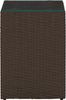 vidaXL Beistelltische 3 Stk. mit Glasplatten Braun Poly Rattan 316380 Bild 4