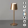 easy! BY FHL Außen-Tischleuchte Roxi, Dimmfunktion, Farbsteuerung, USB-Ladefunktion, LED fest integriert, Warmweiß, lange Leuchtdauer Bild 5