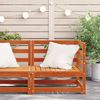 vidaXL Garten-Ecksofa Wachsbraun 70x70x67 cm Massivholz Kiefer 837904 Bild 3