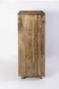 Barschrank OSKAR - Mangoholz Braun 122x46x74cm | Weinschrank Kaffeetresenschrank Bild 4
