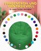 PATCH HOME 2 in 1 Sitzsack Sessel – Ø125 cm – Grün, bequemer Sitzsack aus Luxus-Polyester-Gewebe, bereits befüllt Bild 5