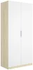 Vente-unique - KALONY Wardrobe and walk-in wardrobe Holz, Platte BeigeWeiß - B 51,4 cm x H 203,5 cm x L 91 cm Bild 3