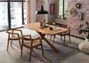 TABLES&Co Tisch 240x100 Akazie Natur Metall Braun Massivholz Natur Bild 2