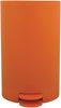 MSV Kosmetikeimer "Osaki" Mülleimer Treteimer Abfalleimer - 3 Liter – mit herausnehmbaren Inneneimer - Orange Bild 3