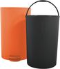 MSV Kosmetikeimer "Osaki" Mülleimer Treteimer Abfalleimer - 3 Liter – mit herausnehmbaren Inneneimer - Orange Bild 2