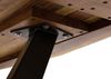 Baumtisch Sheesham 220x100x76 natur sandgestrahlt / A-Gestell anthrazit matt FREEFORM 5 Bild 3