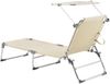 Sonnenliege Legorreta Aluminium 189x57x28 cm Beige [en. casa] Bild 5