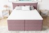 99rooms Zeus Boxspringbett 140x200 cm Velours SORO Pastellrosa Taschen-Federung Bild 2