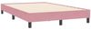 vidaXL Boxspringbett ohne Matratze Rosa 120x210 cm Samt 3315824 Bild 3