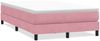 vidaXL Boxspringbett ohne Matratze Rosa 120x210 cm Samt 3315824 Bild 2