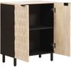 vidaXL Sideboard Weiße gewaschene Oberfläche 60 x 33 x 75 cm 4017866 Bild 2