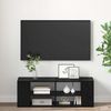 vidaXL TV-Schrankset Schwarz Eichen-Optik 102 x 35 x 35 cm 875127 Bild 4