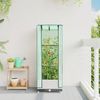 vidaXL Hochbeet mit Gewächshaus-Aufsatz Rattan-Optik 40x40x123 cm 4015837 Bild 3