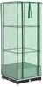 vidaXL Hochbeet mit Gewächshaus-Aufsatz Rattan-Optik 40x40x123 cm 4015837 Bild 2