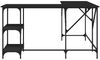 vidaXL Schreibtisch Schwarz 139x139x75 cm Holzwerkstoff 837587 Bild 4