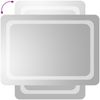 vidaXL LED-Badspiegel 50x70 cm 3154093 Bild 4