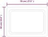 vidaXL LED-Badspiegel 50x70 cm 3154093 Bild 5
