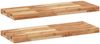 vidaXL Schweberegale 2 Stk. 80x30x4 cm Massivholz Akazie Ölbehandelt 3279612 Bild 2
