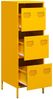 vidaXL Highboard Senfgelb 39x35x103,5 cm Stahl 851403 Bild 4