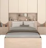 Vente-unique - VELONA Bett Holz, Platte BeigeBeige - B 240 cm x H 202,8 cm x L 265,2 cm Bild 5