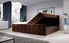 Boxspringbett Velutto mit Stauraum 120x200 Brown H2 (bis 70kg) Bild 3