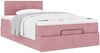 vidaXL Ottoman-Bett mit Matratze Rosa 120x190 cm Samt 3311764 Bild 5