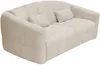 Vente-unique - RETUNA Sofa Stoff Beige - B 208 cm105 cm x H 90 cm x L 200 cm Bild 5