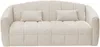 Vente-unique - RETUNA Sofa Stoff Beige - B 208 cm105 cm x H 90 cm x L 200 cm Bild 4