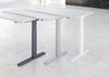 Sitz-Steh-Schreibtisch elektrisch 160x80 cm Grau/Silber Bild 2