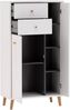 Schildmeyer Bjarne Highboard 160910, weiß matt, 60,2 x 33 x 103,4 cm Bild 3