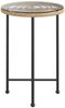 vidaXL Esstisch Ø55 cm Hartglas und Stahl 319434 Bild 3