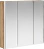 vidaXL Badezimmerspiegelschrank mit Regal mit Tür Kunsthandwerk Eiche 889262 Bild 5