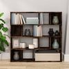 vidaXL Bücherregal/Raumteiler Räuchereiche 105x24x102 cm 823250 Bild 3