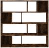 vidaXL Bücherregal/Raumteiler Räuchereiche 105x24x102 cm 823250 Bild 5