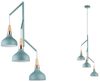 Paulmann 79653 Pendelleuchte Neordic Juna 3-flammig Softgrün/Kupfer/Holz Bild 1