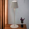 LED Touch RGB Tischlampe Taupe 38cm Terrassenleuchte Dimmer Bild 4