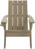 vidaXL Adirondack-Gartenstuhl Hellbraun 75x88,5x89,5 cm Polypropylen 364175 Bild 3