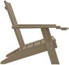 vidaXL Adirondack-Gartenstuhl Hellbraun 75x88,5x89,5 cm Polypropylen 364175 Bild 4