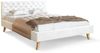 FDM Polsterbett ZUZA modern mit Bettkasten MADE IN EU - mit hochwertigem Velours Bezug (verfügbar 120x200 140x200 160x200 180x200cm, Bettrahmen, Bett, mit großen gepolsterten Kopfteil, ohne Matratze, Lattenrost aus Holz), ohne Matratze, Lattenrost aus ... Bild 4
