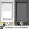 Sekey Seitenzugrollo Verdunkelung ohne Bohren Blickdicht Weiß 80x210cm Bild 3