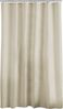 Sanixa Duschvorhang Textil Badewannenvorhang Vorhang Dusche beige waschbar inkl. Ringe Breite 200 cm (inkl. Vorhangringe), hochwertige Qualität mit Ringen Bild 2