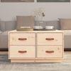 vidaXL Couchtisch 80x80x45 cm Massivholz Kiefer 821517 Bild 3
