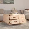 vidaXL Couchtisch 80x80x45 cm Massivholz Kiefer 821517 Bild 4