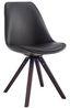 Besucherstuhl Calais Drehbar Walnuss Square, schwarz Bild 4
